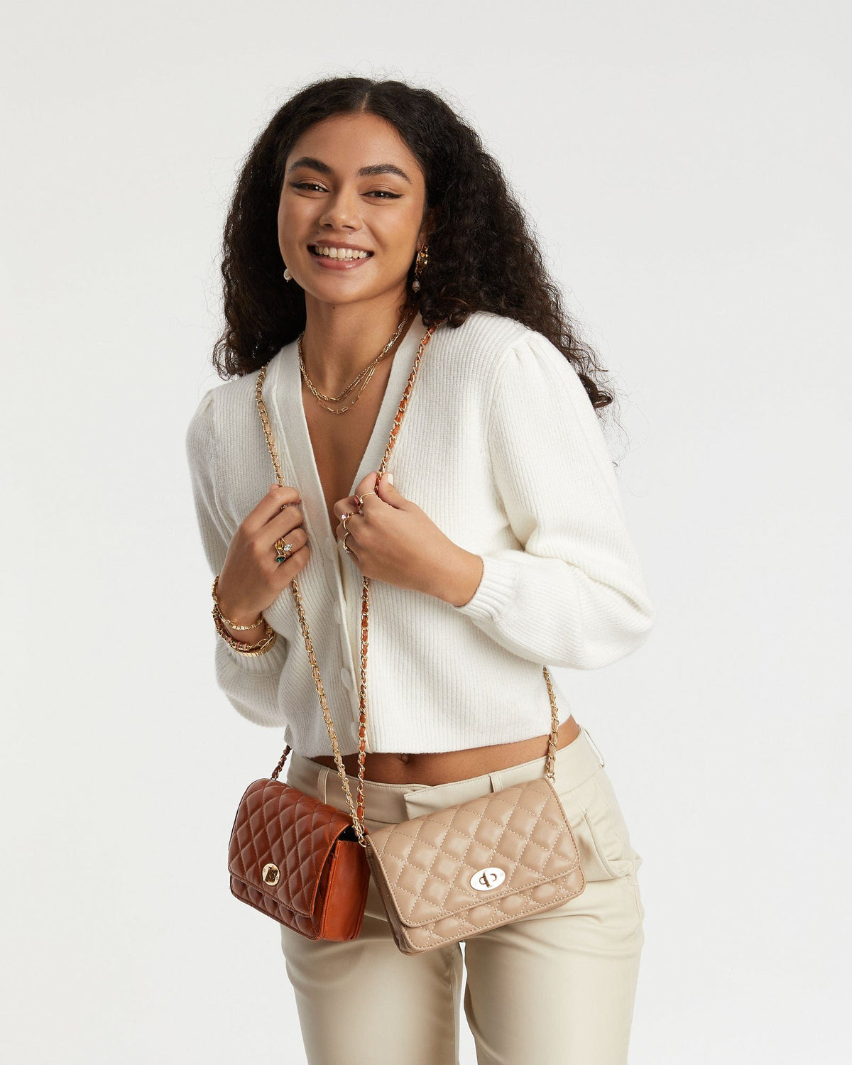 Are you in the market to purchase an Nude Eboni Quilted Crossbody Bag  Colette by Colette Hayman ? Act now